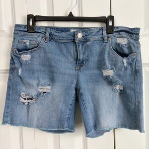 Aeropostale Distressed Denim Shorts Size 13/14